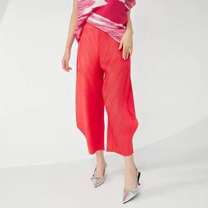 Pantalon large décontracté taille haute respirant pour femme grande taille, style coréen, design tendance, vente en gros en ligne - Product Image 6