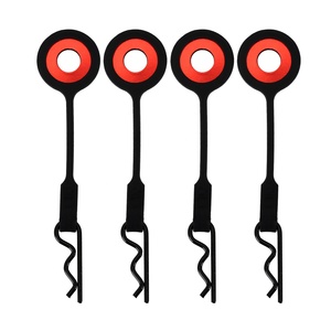 Clips de corps en Gel de silice retenue pour 1/10 1/8 échelle RC modèle voiture <span class=keywords><strong>Arrma</strong></span> granit Kraton mise à niveau RC pièces Accs corps coque Clips broche - Product Image 2