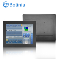 Écran tactile carré résistif industriel de 10 pouces VGA DVI, boîtier métallique, écran TFT intégré, OEM ODM, moniteur LCD industriel