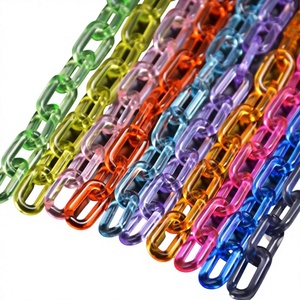 Unique Resin Chain Links Sculpture Colorful Heart Shape Artistic Casting Craft <b>Valentine</b> Day Decor Love Theme Home <b>Decoration</b> - Product Image 2