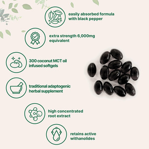 Amazon Sınır Ötesi Çok Satan Aşvaganda Güney Afrika Sarhoş Patlıcan Yumuşak Kapsül Yetişkinler İçin 60 Adet 2 Yumuşak Kapsül Günlük - Product Image 6