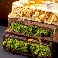 Chocolat Artisanal Halal Végétarien Style Dubaï Pâte de Pistache (Fabrication OEM)
