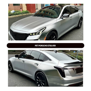 Film de protection auto-adhésif en PVC Alexander Silver pour voiture, film <span class=keywords><strong>d</strong></span>écoratif changeant de couleur, <span class=keywords><strong>feuille</strong></span> <span class=keywords><strong>d</strong></span>'<span class=keywords><strong>aluminium</strong></span> pour carrosserie - Product Image 3