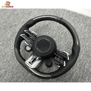 อัพเกรดพวงมาลัยคาร์บอนไฟเบอร์ 4 ก้าน รุ่นใหม่ ปี 2025 สำหรับ Mercedes-Benz G-Class G63 สำหรับ G500 ปี 2019-2024 - Product Image 2