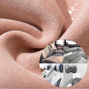 เบาะรองศีรษะในรถยนต์หนังกลับแบบสองด้าน ซีรีส์กำมะหยี่ พร้อมผ้าถักด้านหลัง ทนต่อการขัดถู ผลิตจากผ้าใยละเอียดพิเศษ - Product Image 1