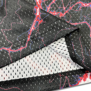 Custom Sublimated Mesh Logo Sportswear Pockets Basketball <b>Shorts</b> - Product Image 5