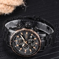 Montre LIGE LG9902 en or pour homme, montre de sport de luxe en acier inoxydable, mouvement à quartz, calendrier automatique, dernière mode, Elite+ Box