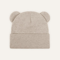 Bonnet bébé/jeune enfant le moins cher avec oreilles d'ours, bonnet d'hiver tricoté doux pour enfants, joli bonnet de Noël G26-252