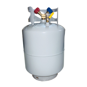 Réservoir de <span class=keywords><strong>gaz</strong></span> de récupération vide rechargeable R22 R134a R410a Cylindre de récupération de réfrigérant avec soupape de commande Suntion - Product Image 6