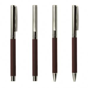 Bolígrafo Metálico Retráctil Kasun de 1.0 mm, de Lujo, Personalizable, con Clip, Delgado, Tipo Roller, para Regalo Ejecutivo - Product Image 4