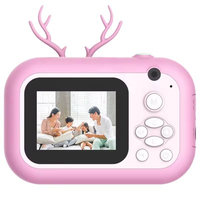 Kamera Instan C11 Layar IPS HD 2,4 inci, Perekam Video, Kamera Digital Selfie untuk Anak dengan Kertas Thermal, Hadiah untuk Anak
