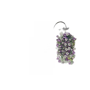 Guirlandes artificielles de pâquerettes violettes et blanches en soie pour la décoration intérieure, les mariages, l'extérieur, les suspensions murales, et l'eucalyptus tricolore en plastique - Product Image 5