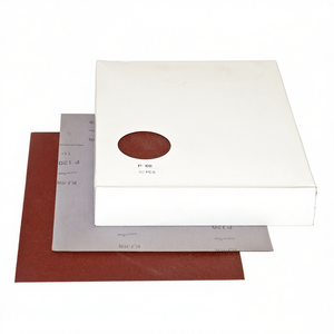 Hojas de Lijado Recubiertas de Resina Fervi P120, 50 Piezas, Abrasivos para Acabado de Madera y Metal - Product Image 2