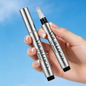 Voluminizador de Labios en Tubo Plateado con <span class=keywords><strong>Efecto</strong></span> Intenso, Máximo <span class=keywords><strong>Volumen</strong></span> de Labios, Aceite Mineral para Maquillaje, Voluminizador de Labios de Marca Privada - Product Image 2