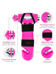 Marteau de sécurité automobile en gros, brise-vitre d'urgence, outil de coupe de ceinture de sécurité, accessoires de véhicule - Product Image 4