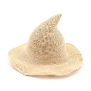 Sombrero de Bruja Moderno Blanco y Rosa para Mujer, Hecho a Mano, para Fiestas de Halloween y Festivales - Product Image 4