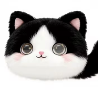 Poupée en peluche éducative précoce AI avec yeux changeants d'expression, jouet interactif pour enfants
