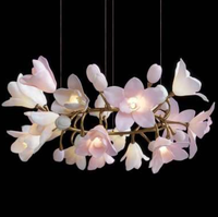 Luminaire de décoration intérieure de haute qualité, lustre de fleur de fée pour salle d'exposition, salle de bal, projet d'hôtel