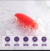 Kabelloser Aufladbarer Mini-Vibrator Magnetisches Aufladen 10-Modi Wasserdichter Silikon Nicht-Gleitender Weiblicher Orgasmus G-Punkt-Stimulator
