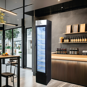 Meisda Sc105B 105L Mỏng Thẳng Đứng Lạnh Showcase Mát Cửa Duy Nhất Máy Nén Làm Mát Hiển Thị Tủ Lạnh - Product Image 6