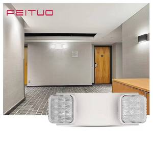 Projecteur d'urgence double tête haute performance certifié UL CUL, batterie Ni-Cd 3,6 V, boîtier ABS ignifuge pour bureaux et entrepôts - Product Image 2