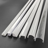 Couvercle de diffuseur de lumières Led, pour Train et Bus, Double couleur, à extrusion pristique, en Polycarbonate, couverture de projecteur de lumière