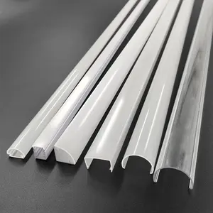 Cho Xe Lửa Và Xe Buýt Dẫn Ánh Sáng Nhà Ở Đôi Màu Lăng Trụ Coextrusion Polycarbonate Hồ Sơ <span class=keywords><strong>Led</strong></span> Ánh Sáng Khuếch Tán Bìa - Product Image 4