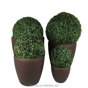 Jardinière en argile fibre légère et haute résistance, écologique, biodégradable, circulaire, pour intérieur/extérieur, pot de fleurs avec drainage, 30L - Product Image 6