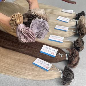 2025ต่อผมมนุษย์แบบถักด้วยมือ100% เวียดนามมีหลายสีพร้อมส่ง - Product Image 5