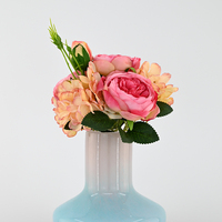 Fleur artificielle de pivoine en soie de luxe à 7 branches pour la décoration intérieure, les mariages, les fêtes prénuptiales et les événements festifs, prix de gros
