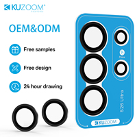 Protecteur d'objectif d'appareil photo KUZOOM, revêtement anti-reflet AR, kit d'installation facile pour Samsung S26 S26+ S26Ultra