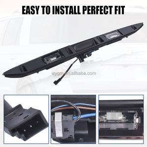 Poignée de trappe de <span class=keywords><strong>coffre</strong></span> arrière chromée avec lampe pour <span class=keywords><strong>Mini</strong></span> Cooper S R56 R57 R58 R59 R60 R61 2005-15 poignée de couvercle de garniture de hayon 51137074020 - Product Image 3