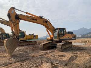 Excavatrice sur chenilles multifonctionnelle d'origine coréenne d'occasion Hyundai HX220HD Moteur Yanmar Haute efficacité Bon roulement de pompe à engrenages - Product Image 4