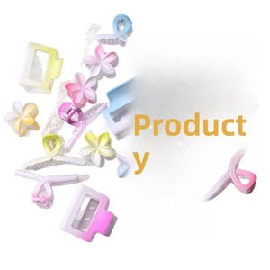 Pince à cheveux en plastique demi-attachée pour femme, style coréen élégant, pour <span class=keywords><strong>queue</strong></span> <span class=keywords><strong>de</strong></span> <span class=keywords><strong>cheval</strong></span> haute, pince requin transfrontalière - Product Image 5