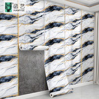 Panneau mural en vinyle 3D effet marbre, autocollant, papier peint en mousse auto-adhésif, carrelage mural en marbre, rouleau d'autocollants