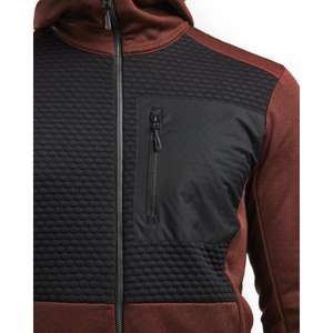 BLAKLADER - 354025335999XS Sudadera con capucha con cremallera larga Rojo quemado/Negro-EAN 7330509868911 WORK HOODIES - Product Image 4