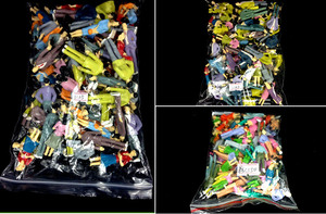 Mini chế độ nhựa Thủ công mỹ nghệ con người hình người đàn ông thu nhỏ kiến trúc đầy màu sắc con người cấu trúc cho thông tin liên lạc - Product Image 4