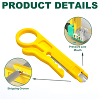 Alicates de crimpado tipo 110 para inserción, corte y perforación de cables Krone, herramienta de impacto RJ45 para cable de red