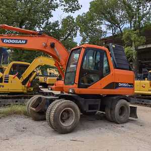 Excavadora de ruedas Doosan de segunda mano, excavadora hidráulica de segunda mano (más excavadoras: DH140W, DH150W, DH160W, DH160W, de segunda mano) - Product Image 4