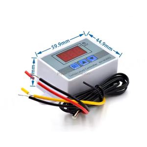 Controlador de Temperatura Digital LED XH-W3002 12V 24V 220V 10A, Termostato con Sonda y Sensor Impermeable W3002 - Product Image 3