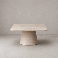 Table basse OAKEN de luxe minimaliste et durable, ronde ou rectangulaire, pour la maison, le bar, le club, le salon, meubles de maison