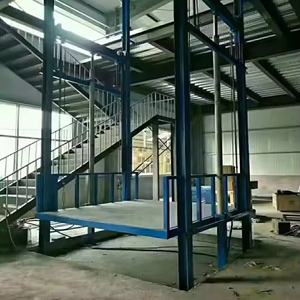 Ascenseur de marchandises électrique hydraulique autopropulsé pour <span class=keywords><strong>extérieur</strong></span> et intérieur, monté au mur, élévateur vertical de marchandises, <span class=keywords><strong>monte</strong></span>-<span class=keywords><strong>charge</strong></span> - Product Image 3