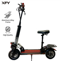 Trottinette électrique homologuée route XFY, homologuée CE, trottinette tout-terrain 10 pouces, frein électronique, 20Ah longue autonomie, 500W, alliage d'aluminium complet