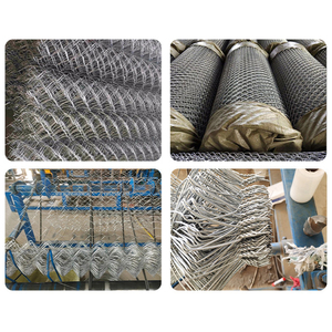 Toptan Ekolojik Dayanıklı Galvanizli veya PVC Metal Tel Örgü Çit Siklon Demir Tel Örgü Çit - Product Image 4
