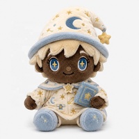 Poupée en peluche personnalisée, design de personnage mignon pour enfants, jouets en peluche OEM/ODM, accessoires et options d'emballage personnalisables