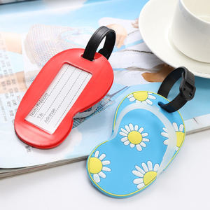 Chanclas personalizadas, Etiquetas de equipaje, etiquetas de equipaje de viaje, Maleta, bolsa, mochila, etiquetas, zapatillas, forma, etiquetas de equipaje, 3 uds. - Product Image 6