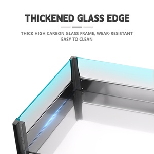 Panier de rangement coulissant pour armoire de cuisine TIANYI CFXLL3273 - Résistant à l'eau, facile à nettoyer, en panneau de cristal de carbone, forme oblongue, pour vaisselle - Product Image 3