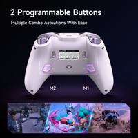 Control de Juego EasySMX D10 con Joysticks TMR, Gamepad Multiplataforma con Bloqueo de Gatillos Bidireccional, Base de Carga Inteligente