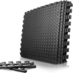 <span class=keywords><strong>Alfombra</strong></span> de suelo de <span class=keywords><strong>EVA</strong></span> con diseño de madera, tipo rompecabezas de piezas divididas - Product Image 1