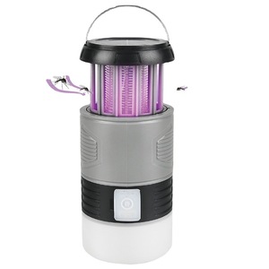 Lampe Solaire LED Anti-Moustiques Rechargeable USB pour Camping, Éclairage d'Urgence Extérieur avec Interrupteur Tactile - Product Image 4
